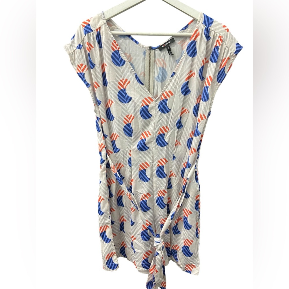 Romper jumpsuit size M light summer geometric motifs